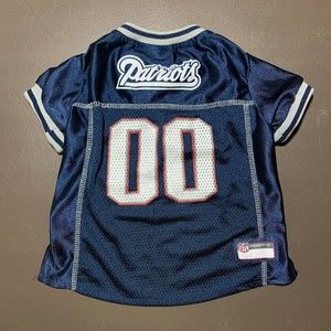 NFL Team Jersey New England Patriots Number 00 Mesh M Pets First See Size Chart